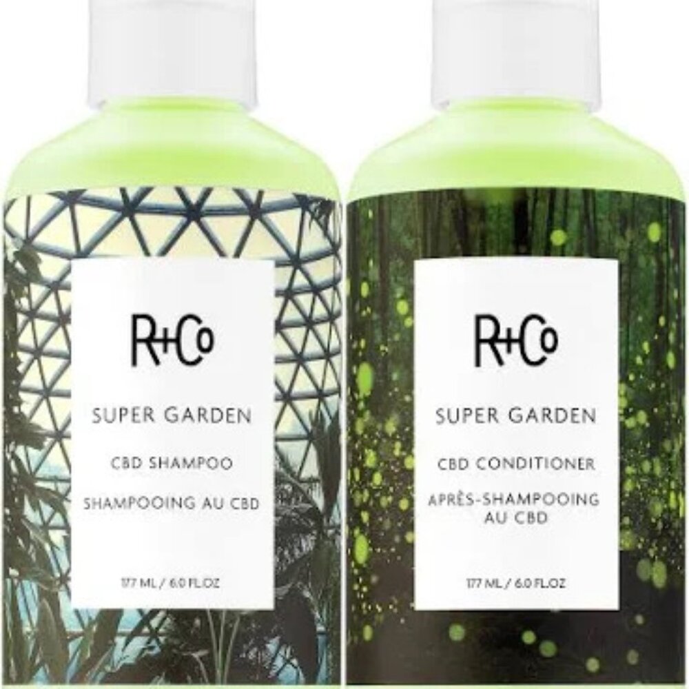 R+Co Super Garden Shampoo + Conditioner Set 6 Oz each